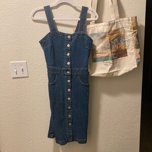 Jordache Denim Button-Down Dress